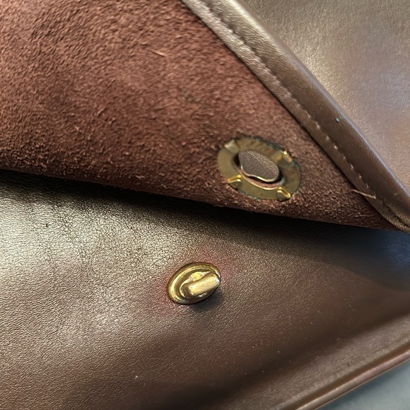 COACH Vintage City Bag 9790 Crossbody Mahogany Brown handcrafted in México - Picture 10 of 15